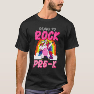 Camiseta Prontos Para Reavivar O Unicórnio Pré-K De Volta