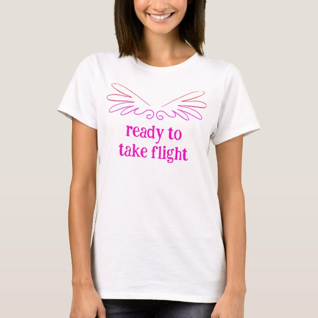 Camiseta Prontos para voar (Frente)