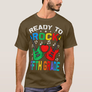 Camiseta Prontos Para Voltar Ao Quinto Ano De Guitarra Na E