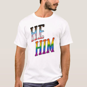 Camiseta Pronuncia-Se Ele/Ele, Que Desejo O Parabéns