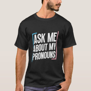 Camiseta Pronuncias Transgênero de Sinalizador Trans do Tra