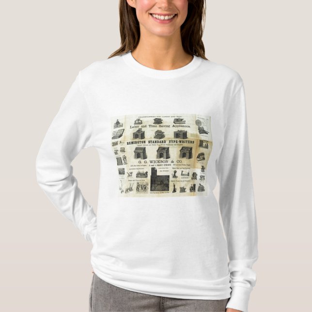 Camiseta Propaganda com mapa do guia (Frente)