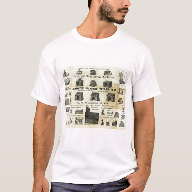 Camiseta Propaganda com mapa do guia (Frente)