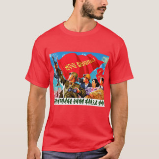 Camiseta Propaganda da Coreia do Norte