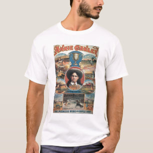 Camiseta Propaganda de poster Annie Oakley que caracteriza