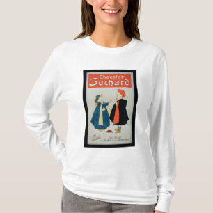 Camiseta Propaganda de poster de "chocolate Suchard" (cor