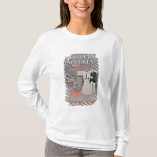 Camiseta Propaganda de poster "harpista semanal", plenos