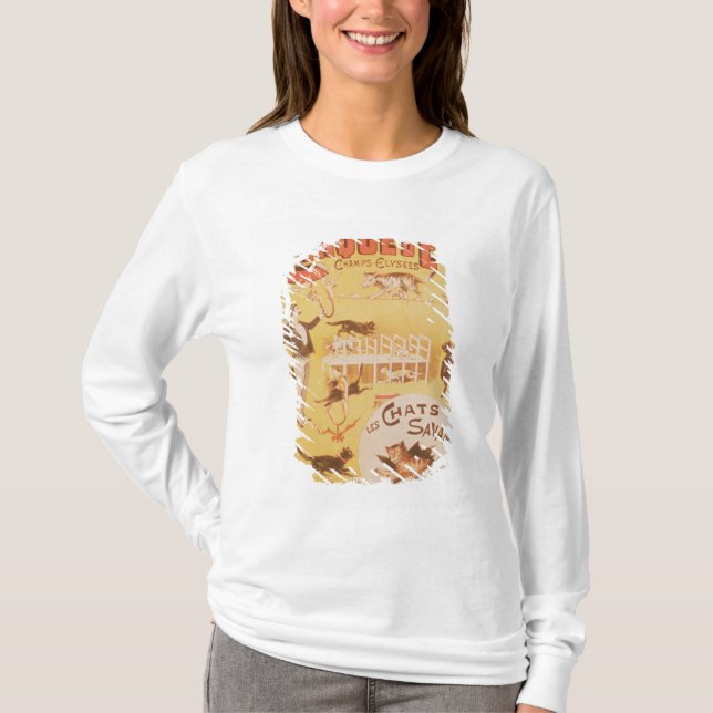 Camiseta Propaganda de poster o d'Ete de Cirque no (Frente)