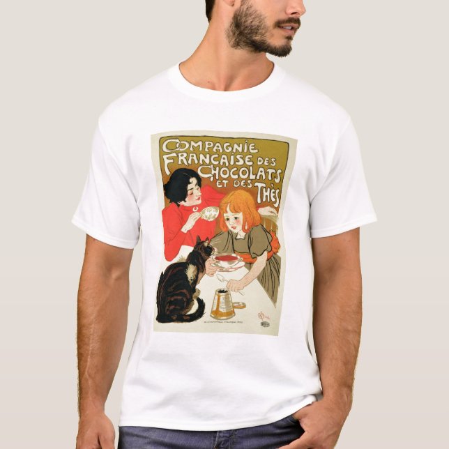 Camiseta Propaganda de poster os Francês Empresa do (Frente)