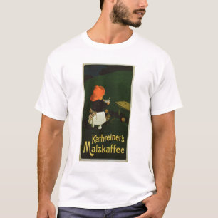 Camiseta Propaganda de poster para 'o malte Coffee de