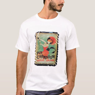 Camiseta Propaganda de poster "Pur Champagne", de Damery, E