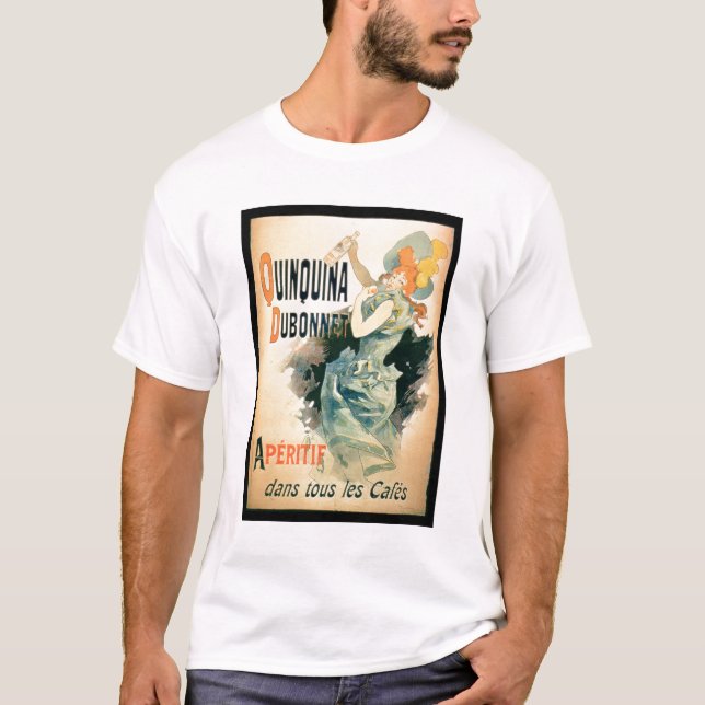 Camiseta Propaganda de poster "Quinquina" por Dubonnet (cor (Frente)