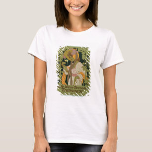 Camiseta Propaganda de poster "Transvaal" um café, vinho e
