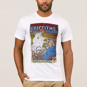 Camiseta Propaganda do poster da bicicleta: Ciclos de