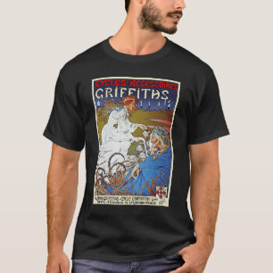 Camiseta Propaganda do poster da bicicleta: Ciclos de
