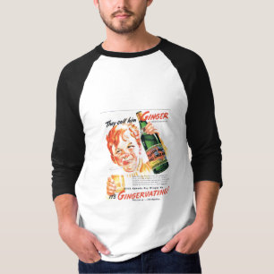 Camiseta Propaganda dos anos 30 de Gingervatin do ginger