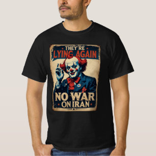 Camiseta Propaganda Irã Sem Guerra Fake News