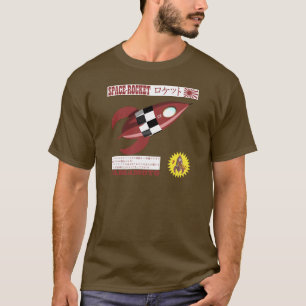 Camiseta Propaganda japonesa de Rocket do brinquedo