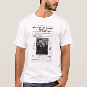 Camiseta Propaganda para mistérios de Maskelyne & de Devan