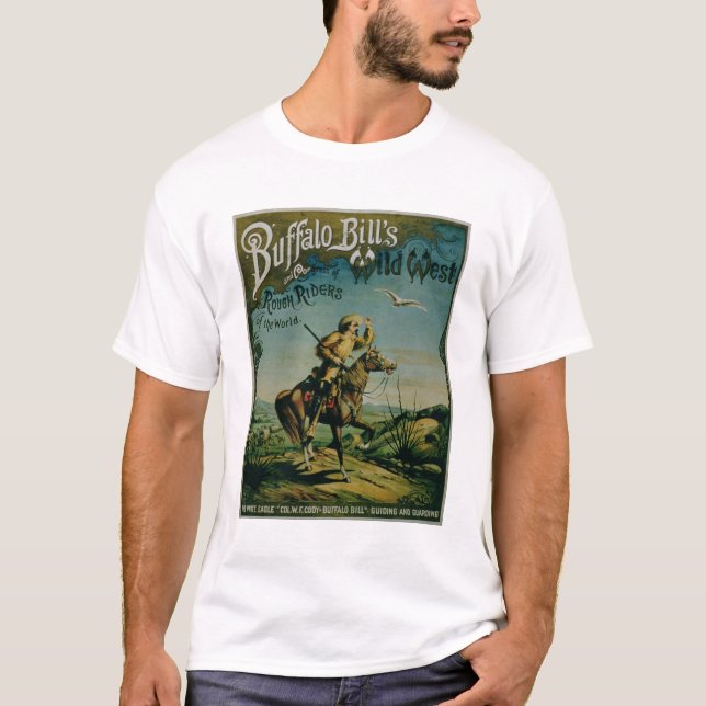 Camiseta Propaganda para 'o oeste selvagem e o Co de (Frente)