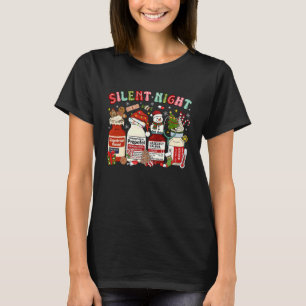 Camiseta Propofol Retro Noite Silenciosa Enfermeiras de UTI