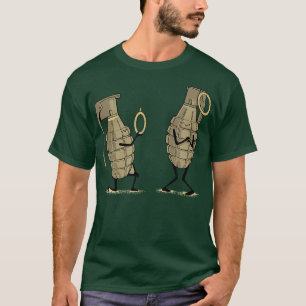 Camiseta Propor Granada Engraçada Noiva Noivo Sarcasmo