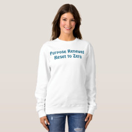 Camiseta Propósito Renovado, Reiniciado para Zero