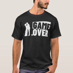 Camiseta Proposta de Casamento Game Over Despedida de Solte