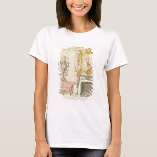 Camiseta Proposta para um interior da sala de estar,
