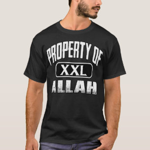 Camiseta Propriedade Allah XXL Muçulmano Islâmico
