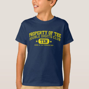 Camiseta Propriedade aniversário do clube dos dois dígito
