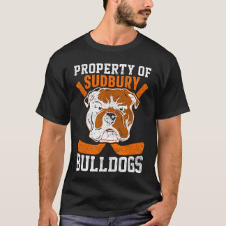 Camiseta Propriedade Bulldog de Sudbury Bulldogs Cachorro d