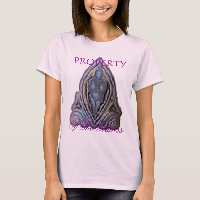 Camiseta PROPRIEDADE DA Deusa- Camisa-T (Frente)