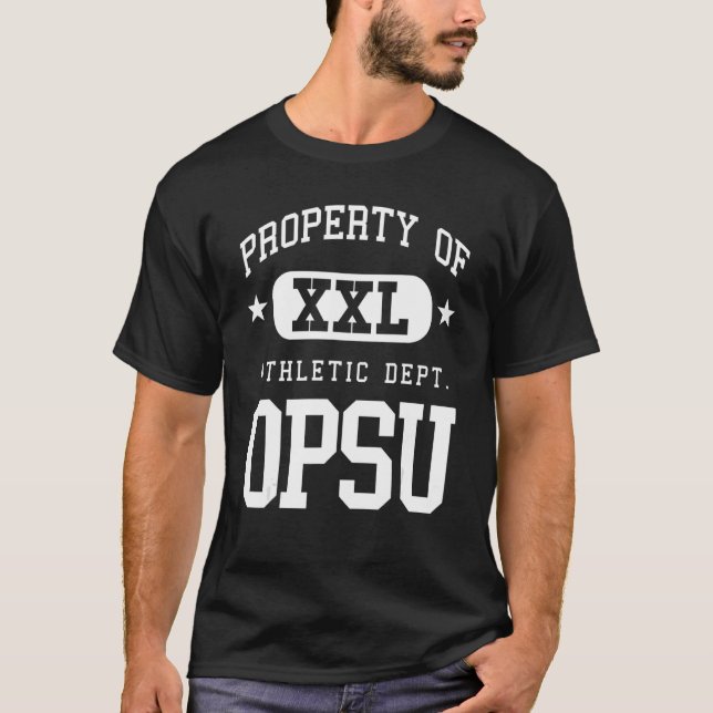 Camiseta Propriedade da Escola Atlética OPSU XXL (Frente)