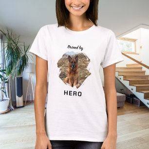 Camiseta Propriedade da foto de cão