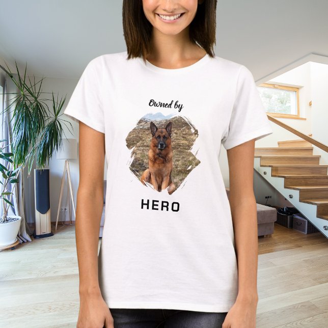 Camiseta Propriedade da foto de cão (Criador carregado)