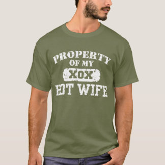 Camiseta Propriedade da Minha Esposa Quente