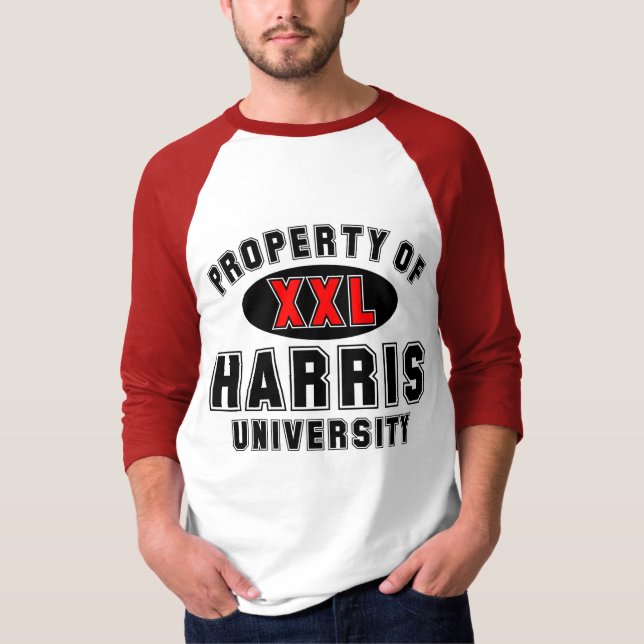 Camiseta Propriedade da universidade de Harris (Frente)