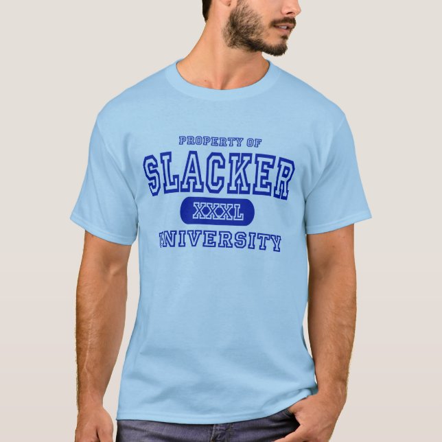 Camiseta Propriedade da universidade mais frouxa (Frente)