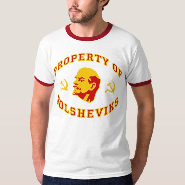 Camiseta Propriedade de Bolsheviks (Frente)
