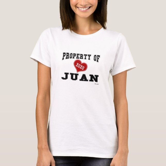Camiseta Propriedade de Juan (Frente)