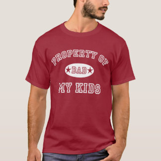 Camiseta Propriedade de meu t-shirt dos miúdos
