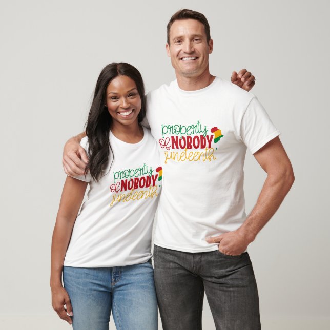 Camiseta Propriedade de Ninguém - História Negra (Unissex)