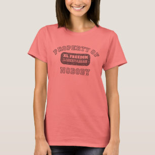 Camiseta Propriedade de ninguém t-shirt do libertário