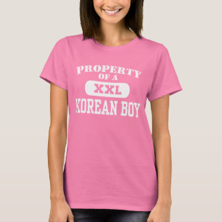 Camiseta Propriedade de um Garoto Coreano