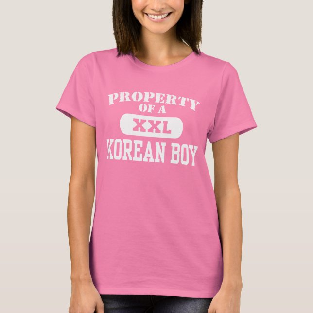 Camiseta Propriedade de um Garoto Coreano (Frente)