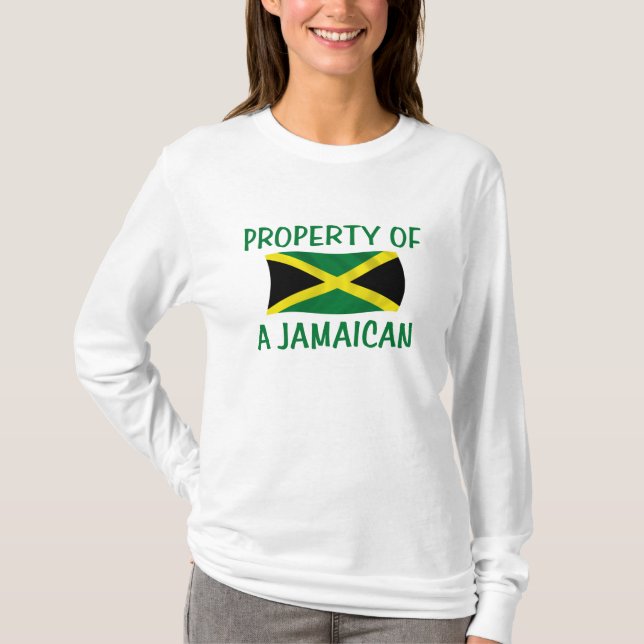 Camiseta Propriedade de um jamaicano (Frente)