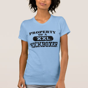 Camiseta Propriedade de um Kickboxer