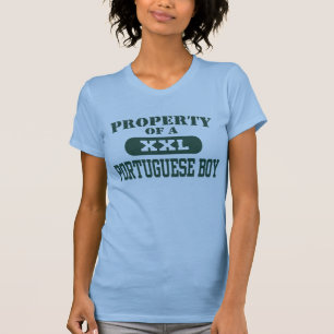 Camiseta Propriedade de um menino português