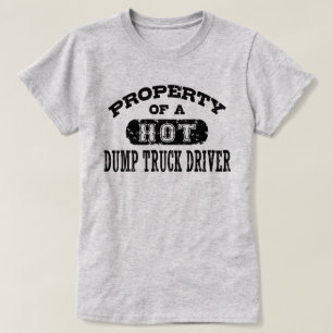 Camiseta Propriedade de um motorista de camião basculante